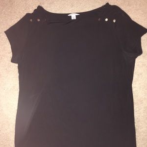 Black business casual top